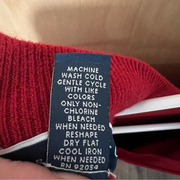 Karen Scott Cherry Red Mock-Neck Zip-Back Sweater - Picture 6 of 6